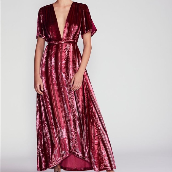 🌹[Free people] Velvet Metallic dress🌹 - Picture 2 of 8